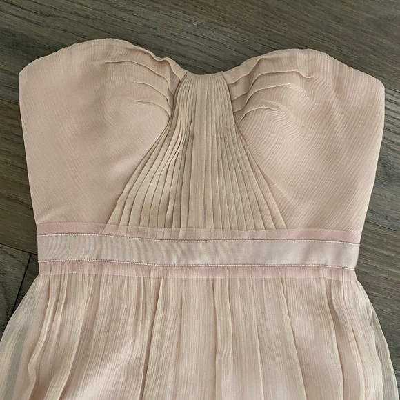 BCBGMaxAzria Amber Cascade Dress in Antique Blush - Picture 7 of 11